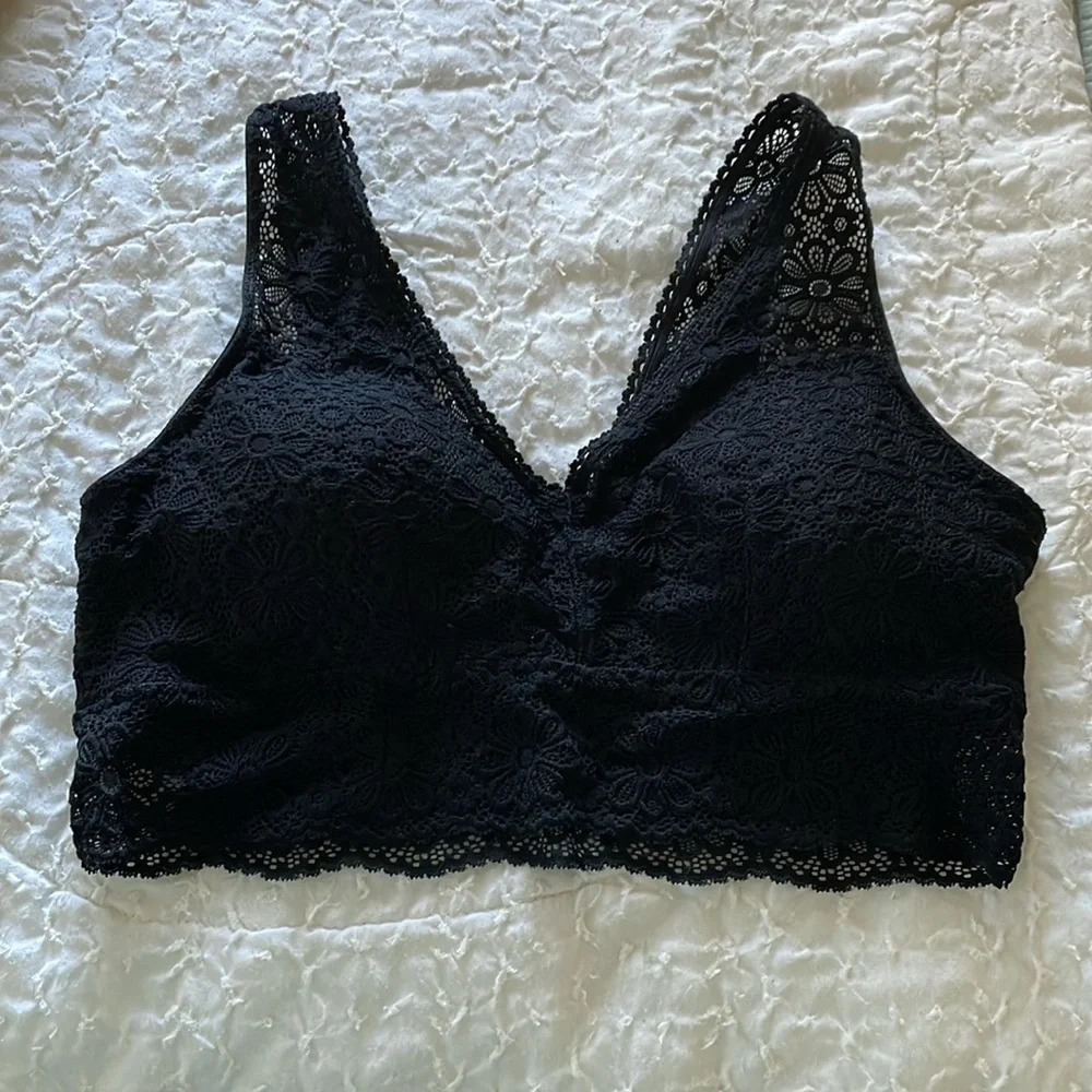 SO Black Lace Bralette